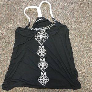 Maurice’s black halter top size 2 plus